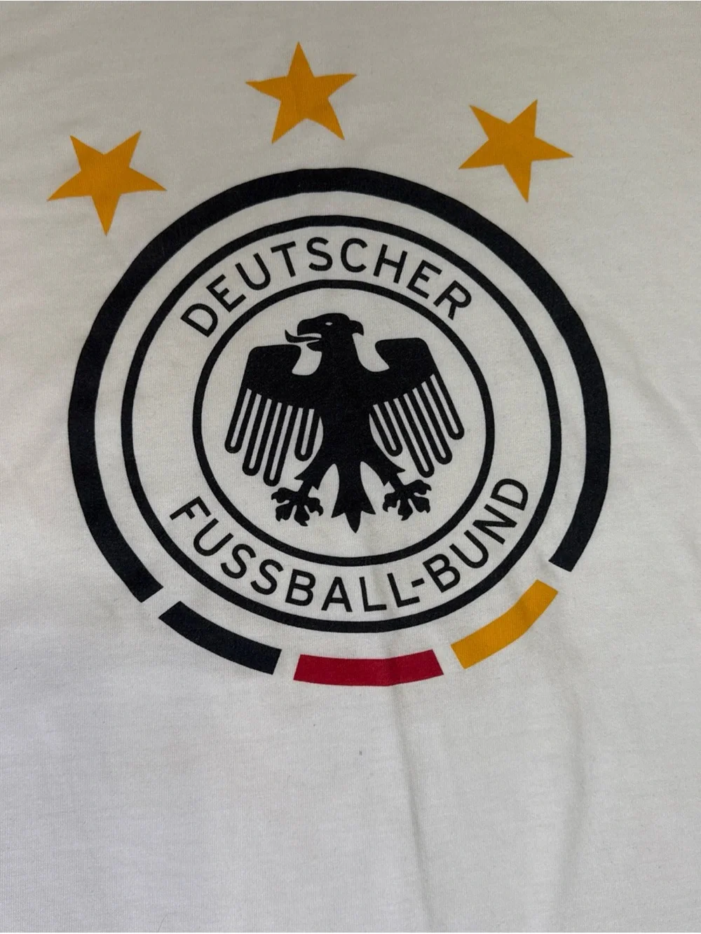 Adidas Germany T Shirt Climalite Small Deutscher Fussball-Bund Soccer White Tee